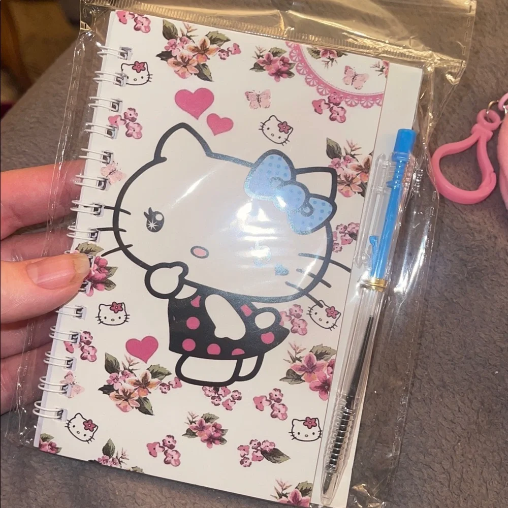 Hello Kitty Bundle Pink and Red Kids Socks & Stationery Set nwt